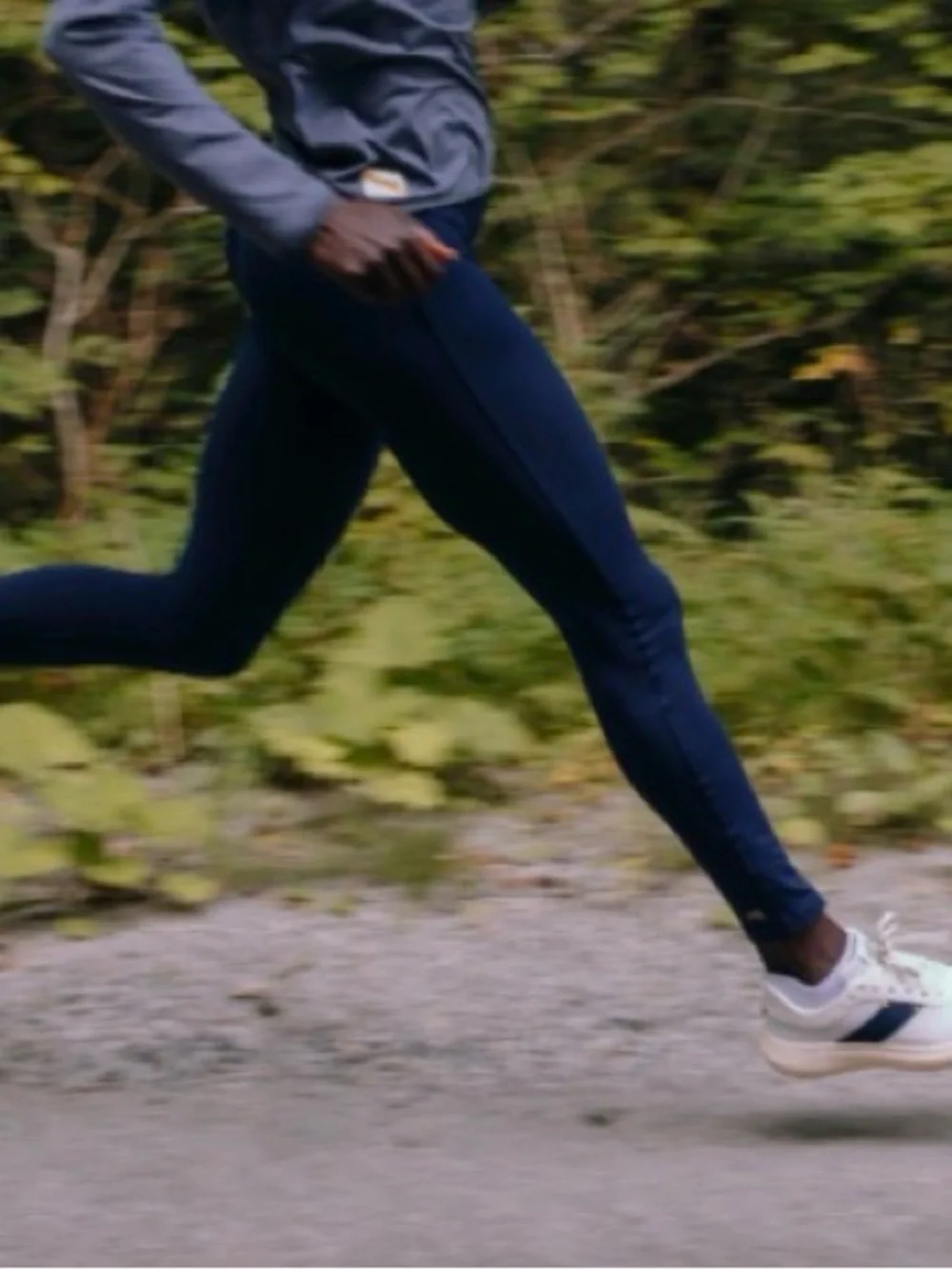 Tracksmith Mens Navy Running tights xl - Picture 3 of 9